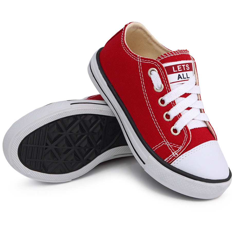 Tenis cano baixo Lets All Infantil Feminino Masculino