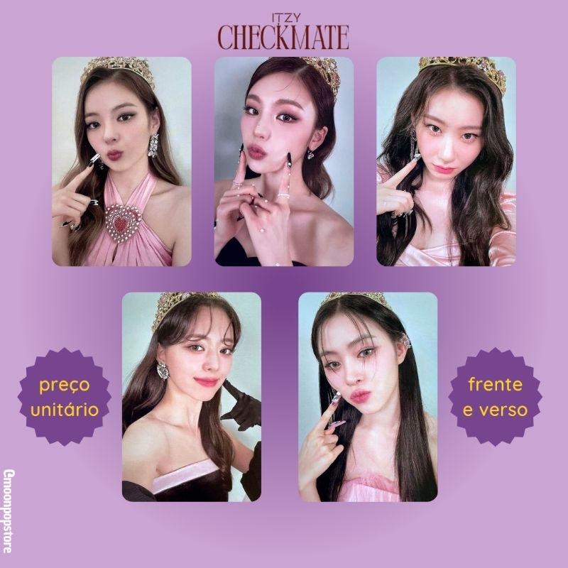 Photocard Kpop Itzy Cheshire/ Checkmate - VALOR POR UNIDADE