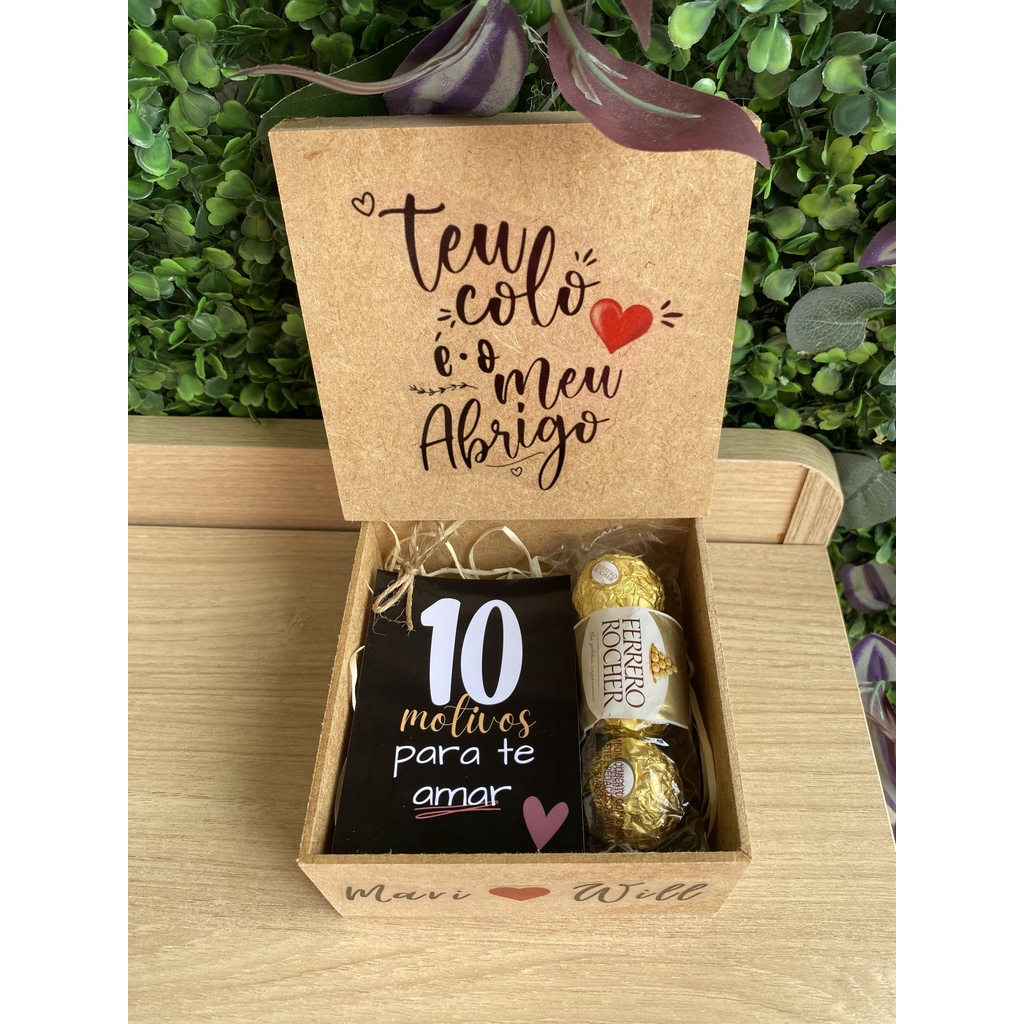 Cesta Motivos AMOR/ANIVERSÁRIO | Presente Criativo e Personalizado ...