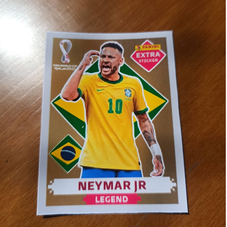 Neymar 2022 World Cup Qatar Extra Edition Base, Bronze & Blue Parallel (3)  Read