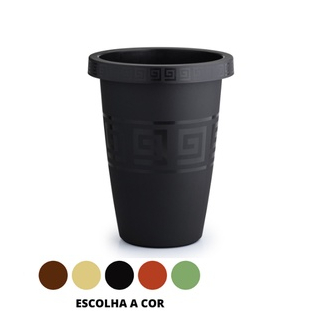 Kit 2 Vasos Decorativo Coluna 21 Lts Reforçado Jardim Resistente Decoração