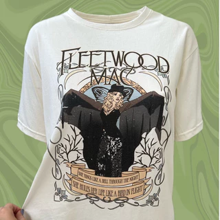 Camiseta Fleetwood Mac Stevie - Off-White
