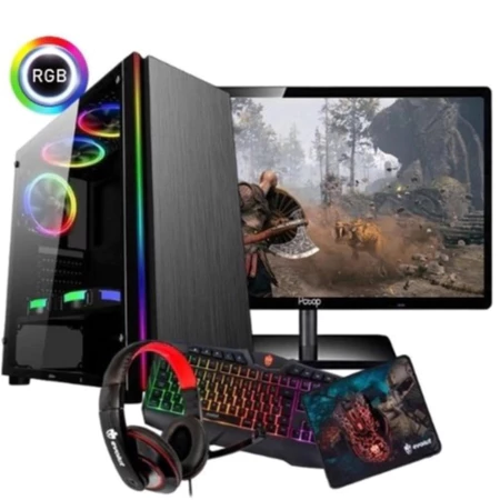 Computador i5 gamer barato 8g ssd128 hd500 video gt610 monitor 19' roda autocad corel gta lol Roblox
