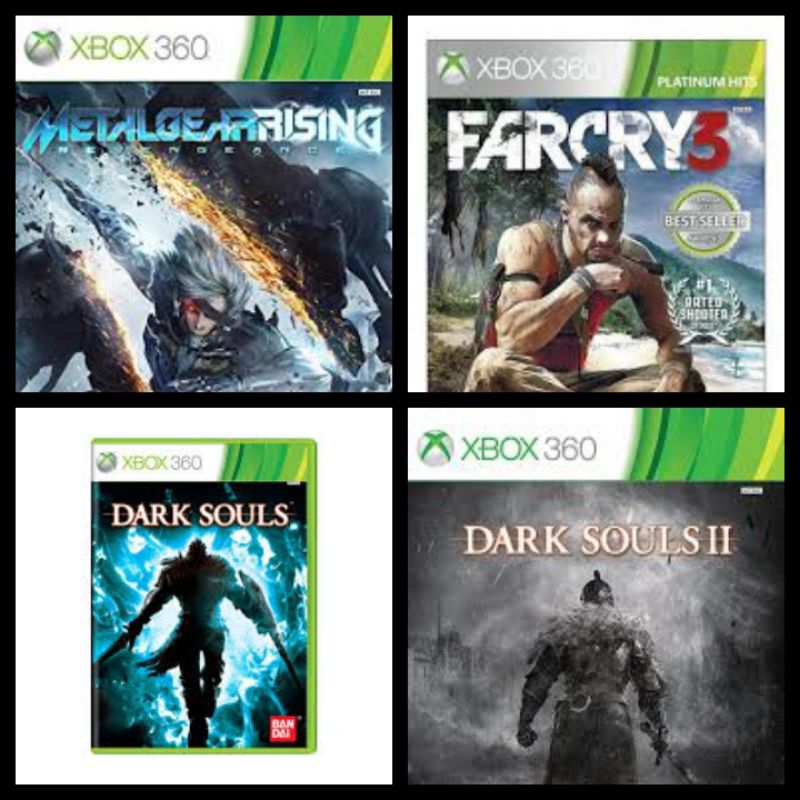 Kit Xbox 360 - 4 Jogos - Xbox 360 Livres De Bloqueio