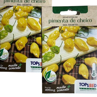 Kit com 2 Envelopes de Pimenta de Cheiro do Norte Temperos Condimentos Conserva Vasos