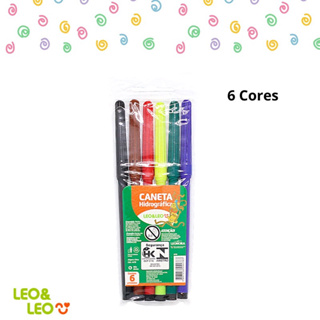 Kit Escolar 36 Lápis de cor e 24 Canetinha - Shop Macrozao