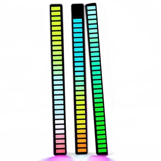 Barra Torre De Led Ritmica 32Bits RGB Tubo Sensor De Som