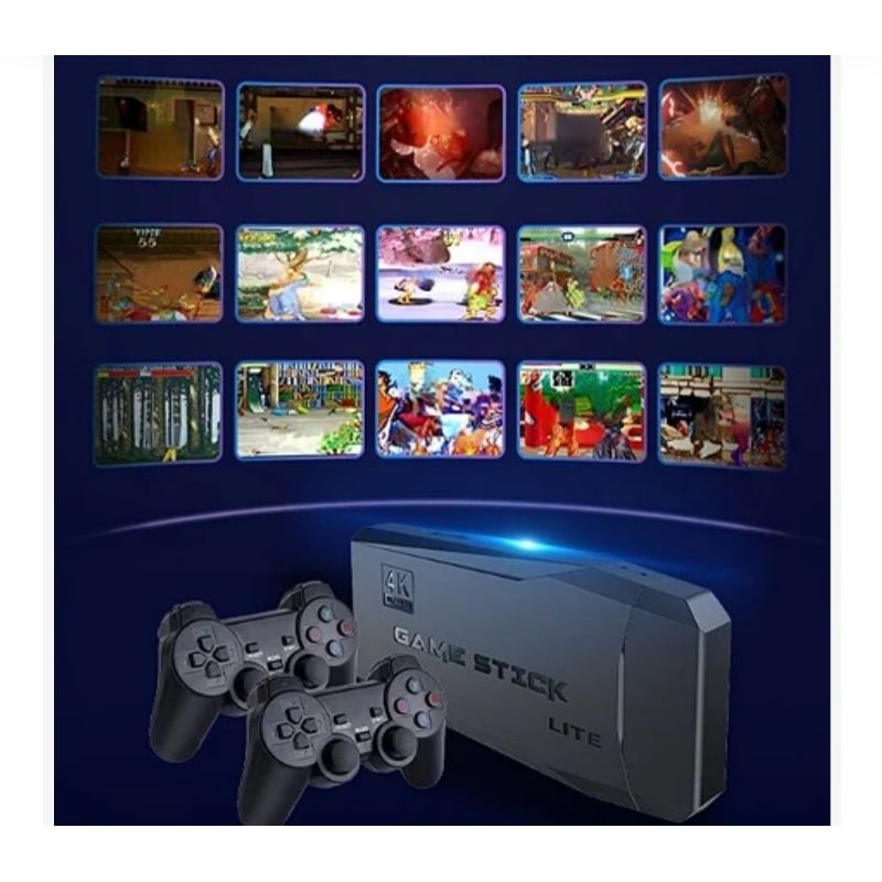Vídeo Game Stick Retrô Controle Sem Fio HDMI 3500 Jogos – Promonanet a sua  loja de promoções na Internet