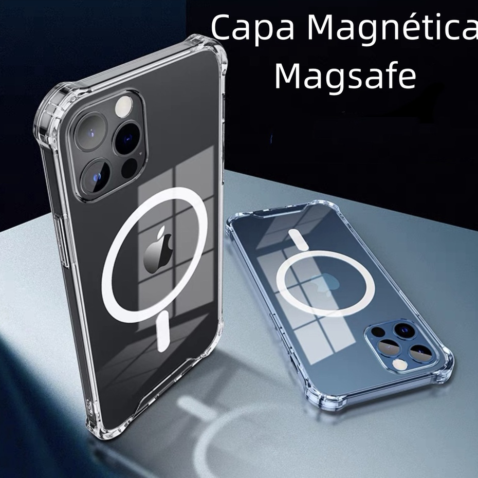 Capa Capinha Magnética Magsafe Para Carregador Sem Fio Iphone 12 12 Pro 12 Pro Max 13 13 5675