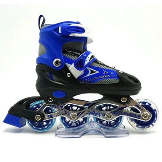 Patins Roller Semi Profissional Ajustável Com Base De Alumínio Masculino e Feminino