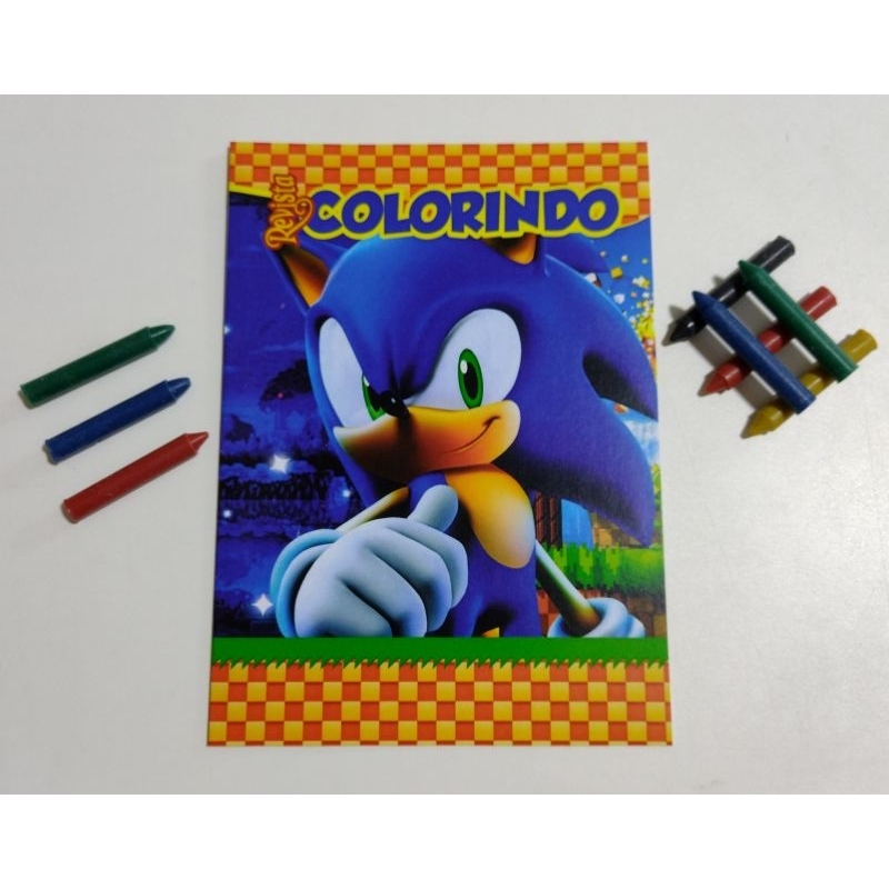COLORINDO SONIC E SEUS AMIGOS - Colorir Desenhos para Crianças em