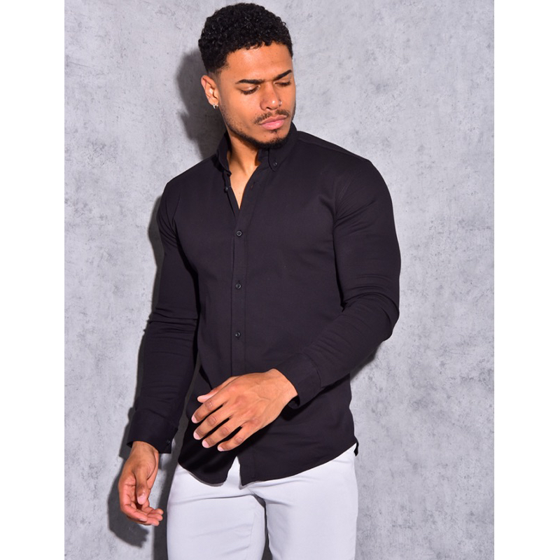 Camisa social hot sale esporte masculina