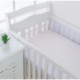 Tela Protetora Respirável Protetor de Berço de Bebê Para Berço Americano Nacional ou Mini Berço em Oferta na Shopee