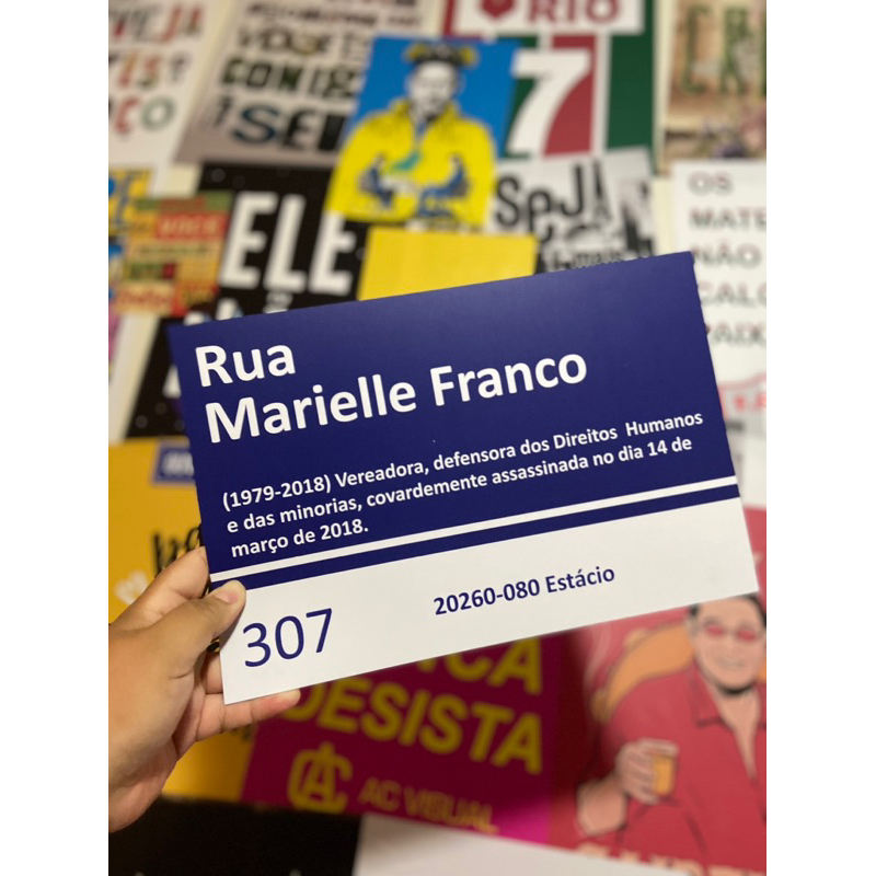 PLACA DECORATIVA MARIELLE FRANCO