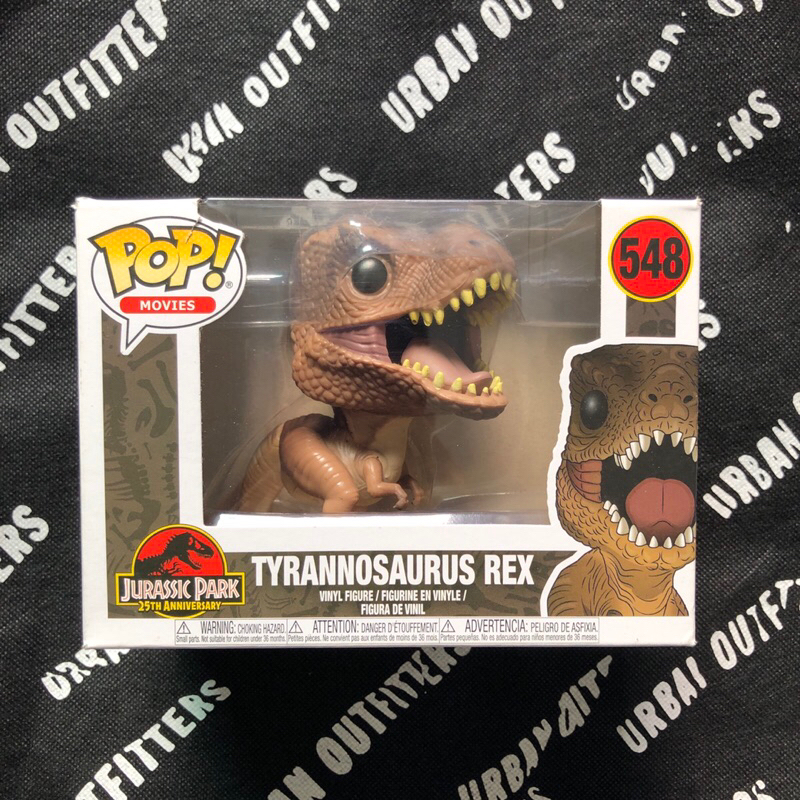 Funko Pop Tyrannosaurus Rex 548 Novo Original Jurassic Park World 25th Anniversary T Rex 5425