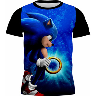 Camiseta Camisa Sonic Shadow The Hedgehog Filme Swag Geek