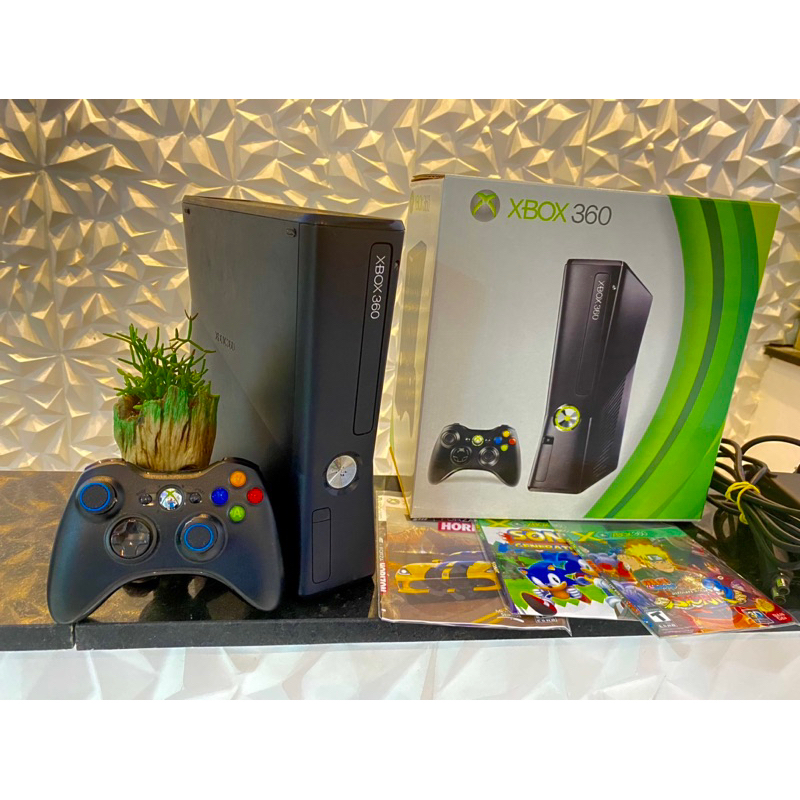 XBOX 360 Slim 4GB + Kinect LT 3.0 + 3 Anos Garantia ZG!