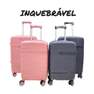 Conjunto Mala 23KG + Mala 10KG Padrão Anac Giratória 360° Polipropileno em Oferta na Shopee