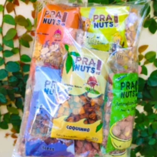 Kit Pra Nuts - Amendoim Doce e Temperado - Coco - 10 unidades