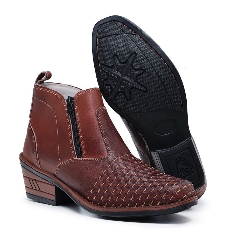 botina rodeio country zíper ou elástico. | Shopee Brasil