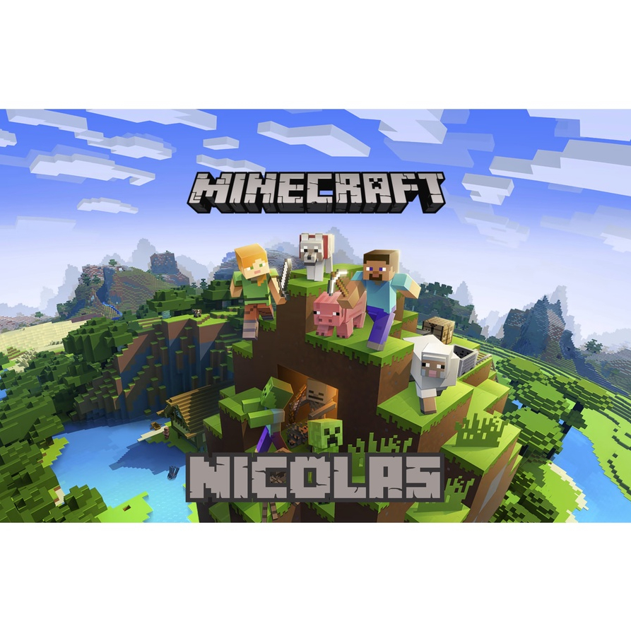 Garrafa Squeeze Minecraft 01 Personalize Com Nome Mod Sport | Shopee Brasil