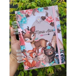 Agenda Caderneta de vacinação para bebê menina com atualização do sus