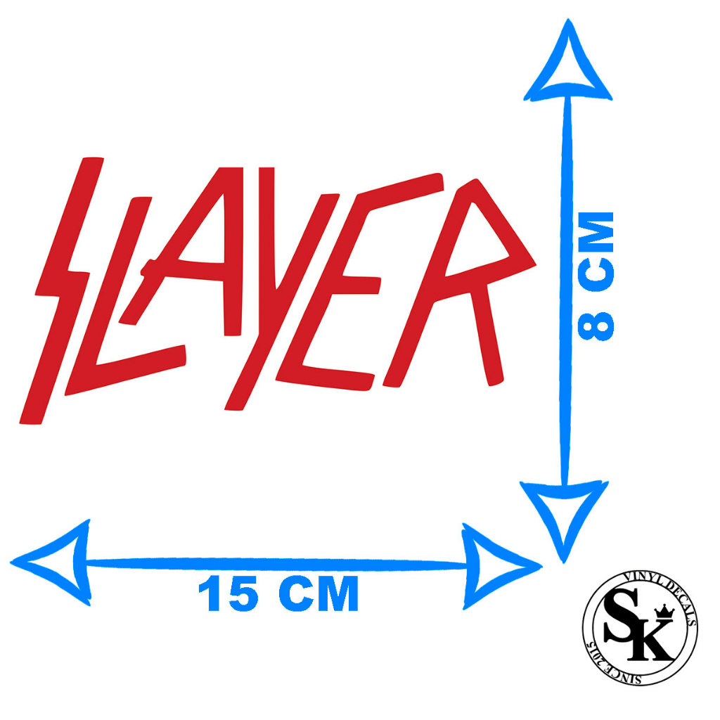 Kiwistar - Adesiva per Auto - Thrash Metal Hardcore Heavy Death Guitar