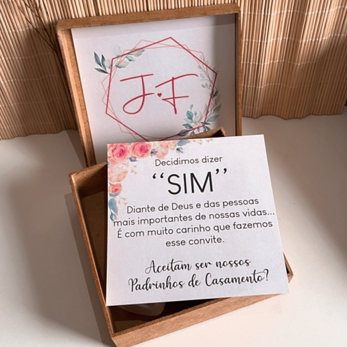 convite para tampa da caixa de padrinhos para casamento, pajem, daminha entre outros convite para caixa tamanhos variados