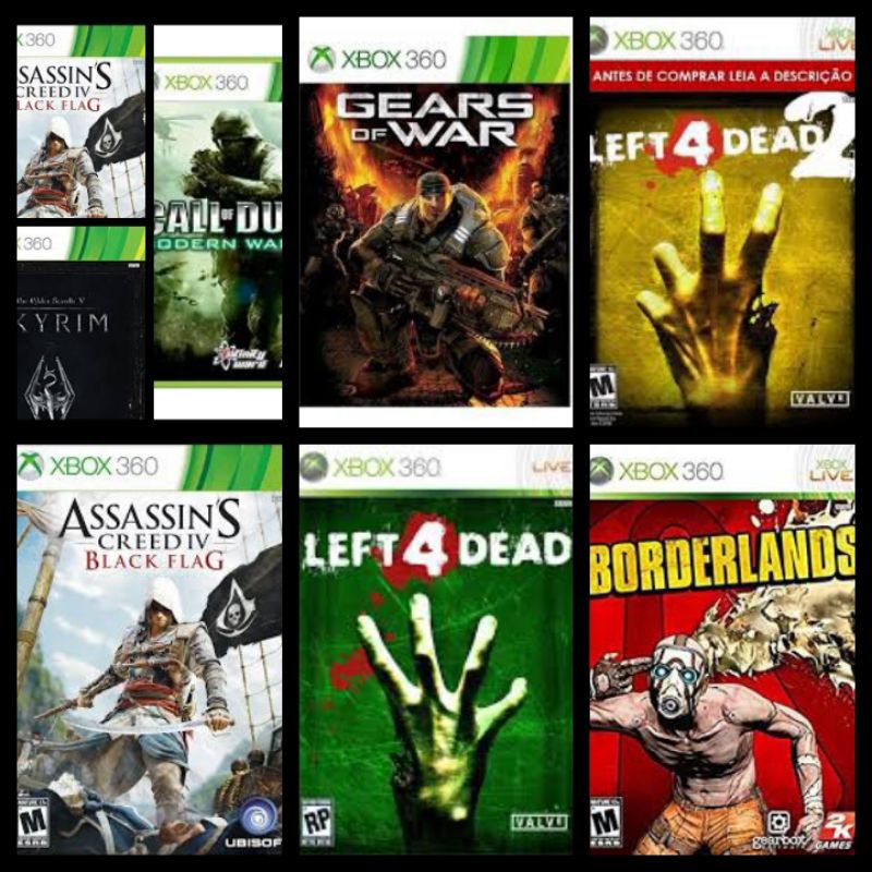 Jogos De Xbox 360/video Game/kit Com 7 Unidades/novos