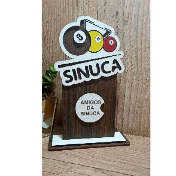 Troféu de Sinuca Personalizado