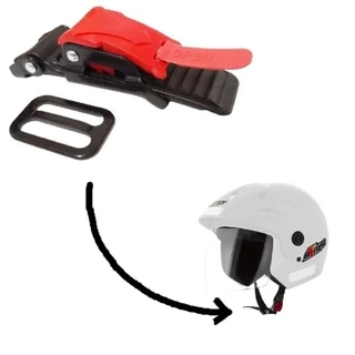 TSF | Fivela Cinta Jugular Engate Rápido Micrométrico Pra Capacete em Oferta na Shopee