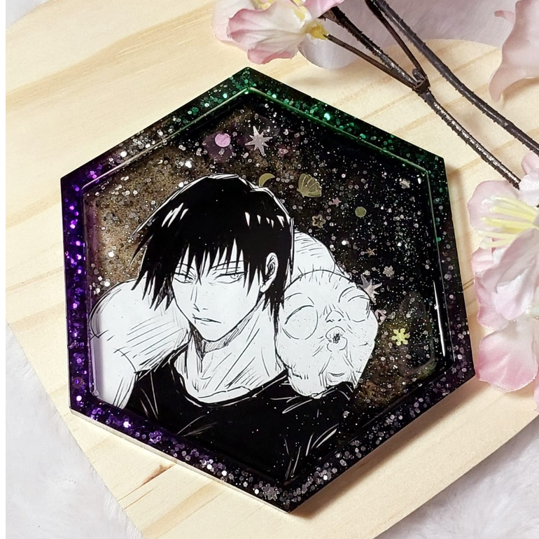 Porta Copo Hexagonal - Toji Fushiguro, Jujutsu Kaisen