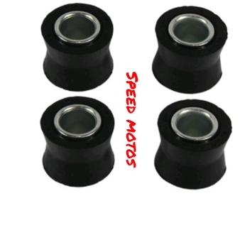 4 bucha amortecedor intruder 125 Suzuki coxim suspensão