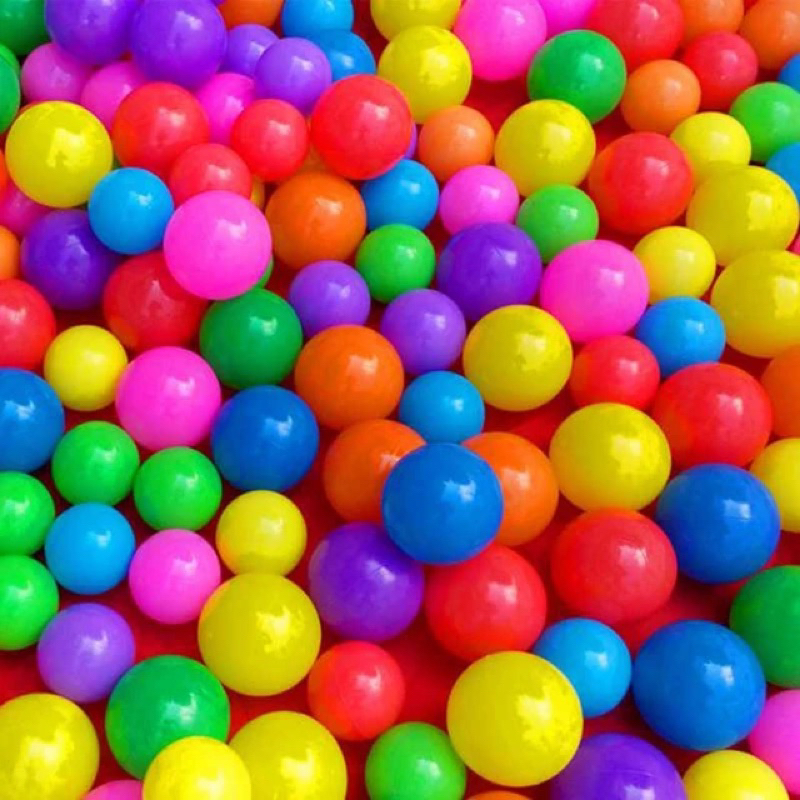 Bolinhas coloridas para piscina infantil pacote com 100 unidades ...
