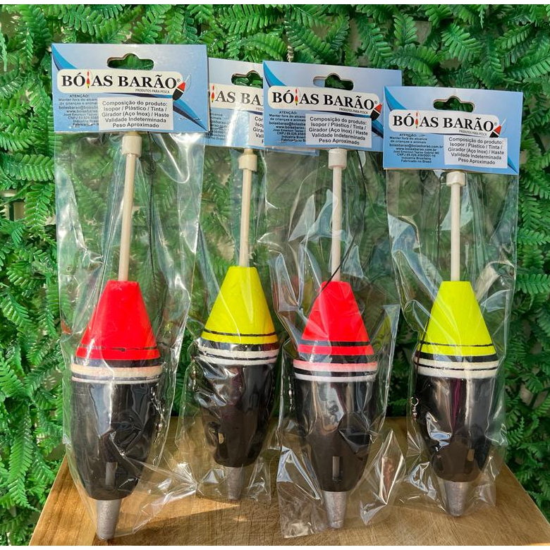 Boia de pesca cevadeira grande 55g - Boias Barão (diversas cores ...