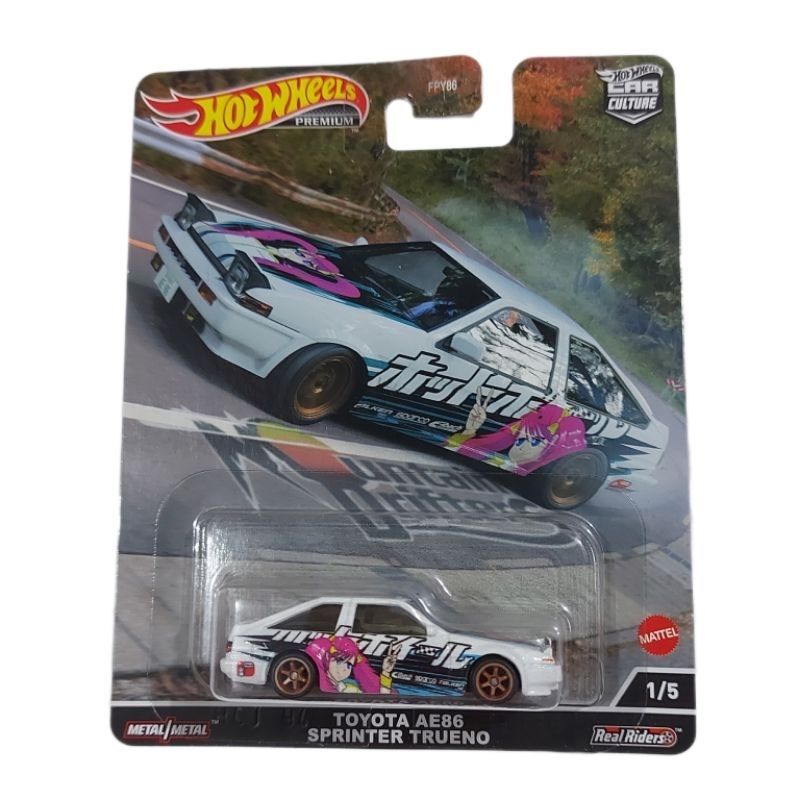 Toyota AE86 Sprinter Trueno Hot Wheels Premium Car Culture 1/5 2022 - FPY86