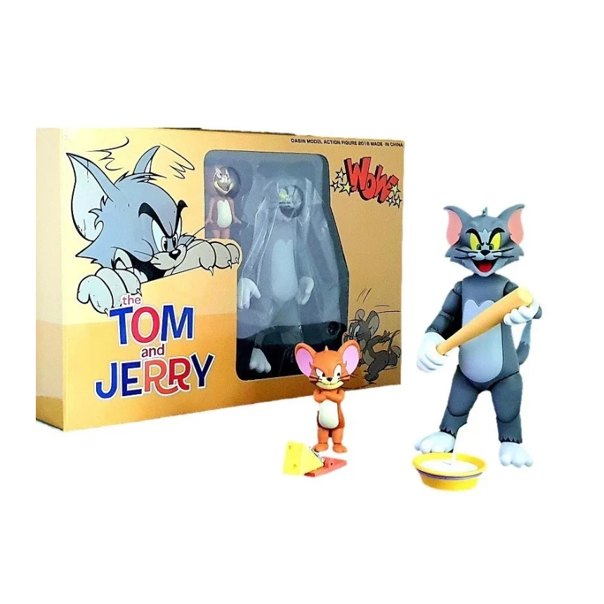 Boneco Tom E Jerry Great Toys Dasin Model Articulado