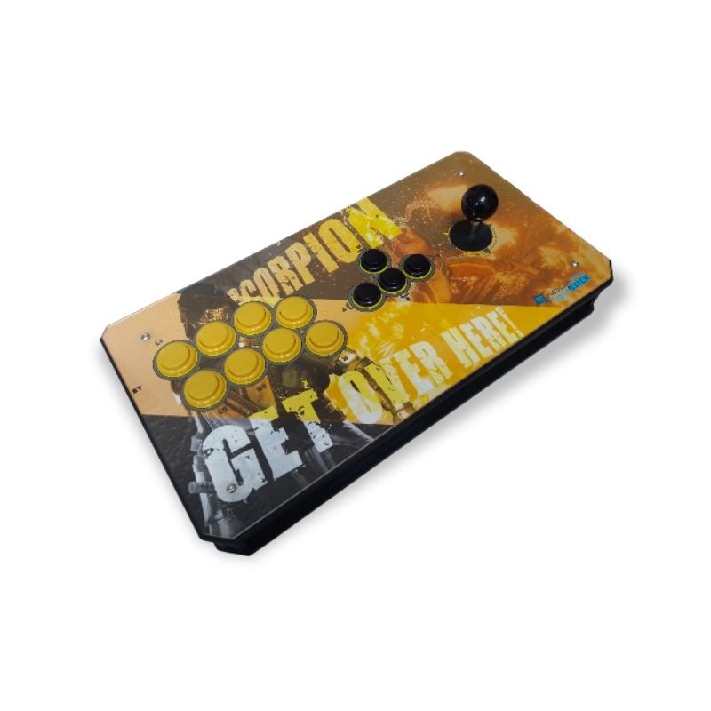 Controle Arcade Joystick + HITBOX/ CROSSUP/WASD para PC / PS4