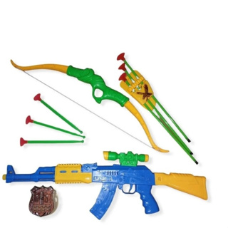 Kit Arco E Flecha Super Ninja Brinquedo Infantil 7 Peças - Compre Agora -  Feira da Madrugada SP