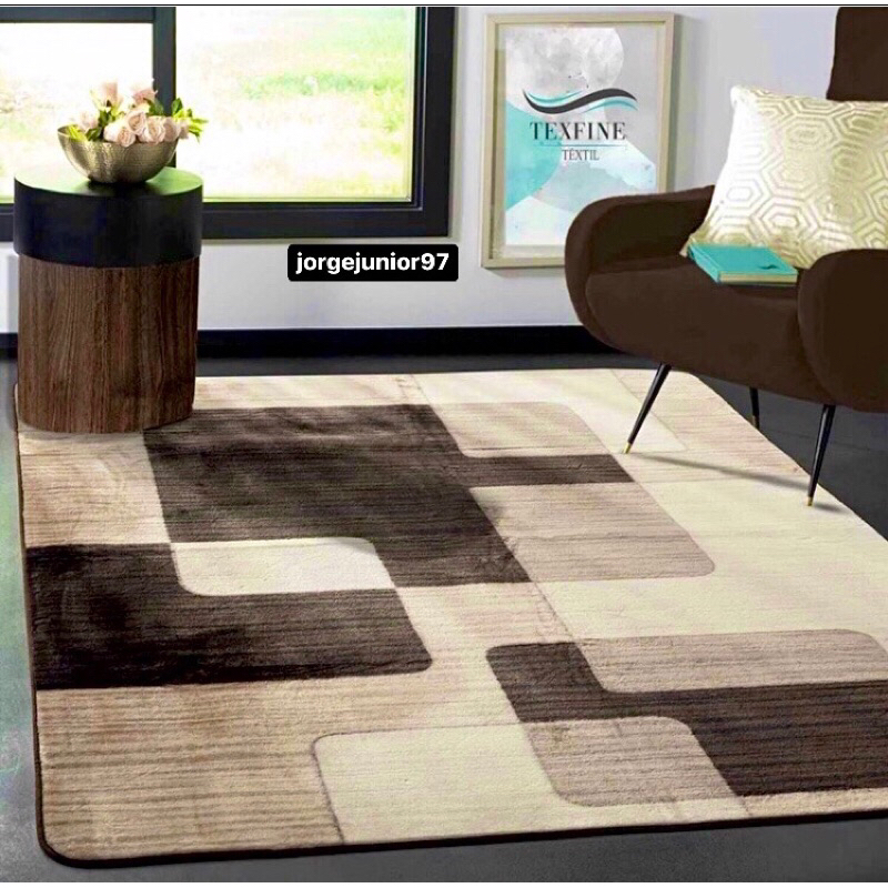 Tapete 300x200 sala aveludado indiano lançamento 3x2 Promoção