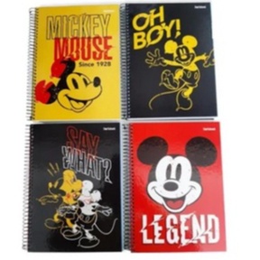 Caderno 10 Materias Mickey Mouse 160 Folhas Universitario Caderno Grande