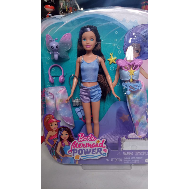 Boneca Barbie Mermaid Power Azul