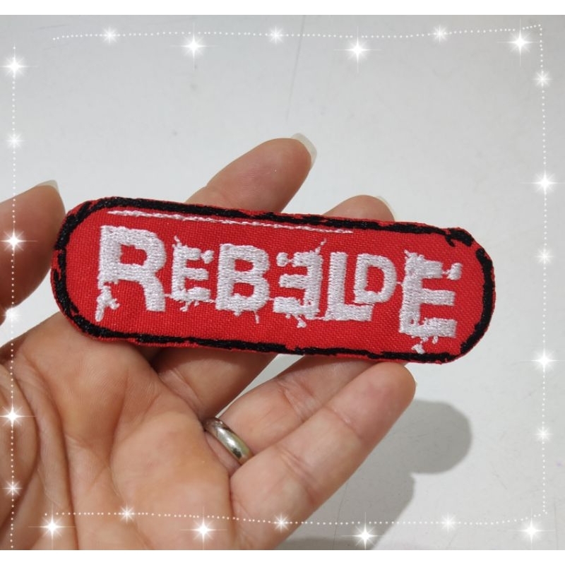 Patch Termocolante Rebelde - RBD logotipo Bordado | Shopee Brasil