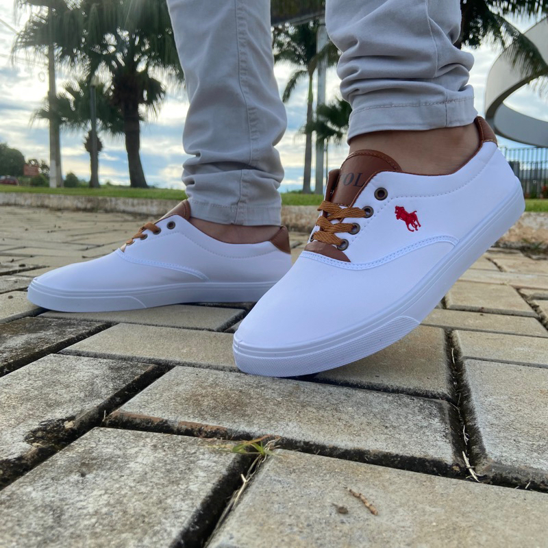 Polo store tenis branco