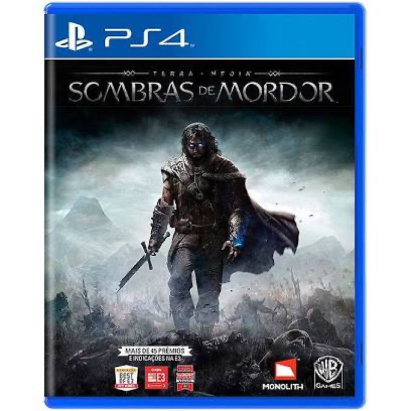 Terra Média Sombras de Mordor PS4 GAME OF THE YEAR EDITION MÍDIA IMPECÁVEL