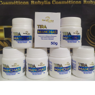 Tira Manchas, 6unidades Melasma Ação Hidratante Anti-envelhecimento 50g cada NatyFlora