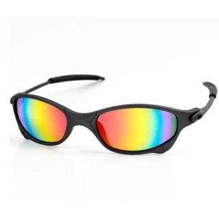 Óculos Juliet, Lente Colorida, Proteção UV Espelhada, Lupa Mandrak