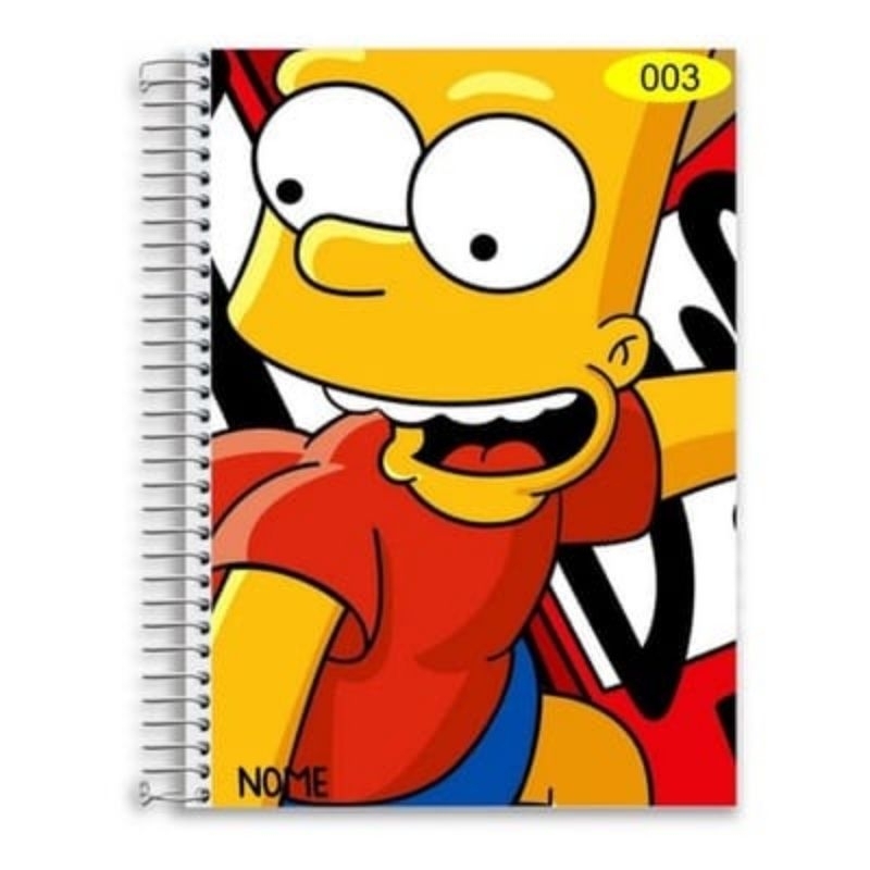 Adesivo Capa Para Encapar Caderno Personalizada Simpsons Shopee Brasil