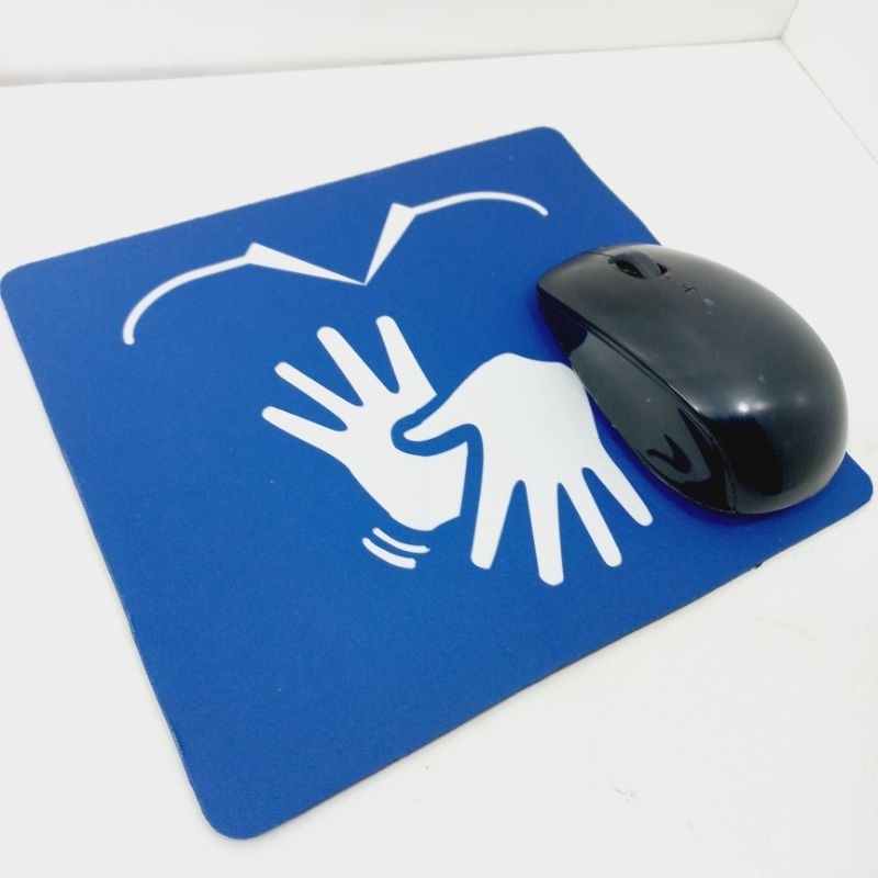 Mouse pad Libras personalizado com seu nome em Libras, Língua Brasileira de Sinais