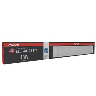 LUMINÁRIA TUBULAR T12 LED SLIM 18W - 36W 50CM - 1M 6500K BIVOLT 110V/220V IP20 - AVANT.